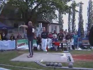 Athlé 2006 Peter Sack 21m00 lancer poids