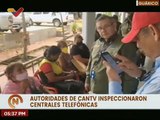 Autoridades de Cantv inspeccionan centrales telefónicas en San Juan de Los Morros en Guárico