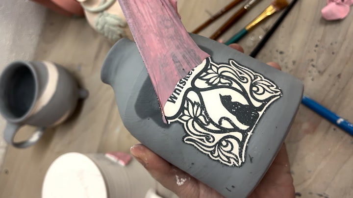 Using liquid latex to create magical mugs