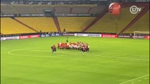 Flamengo faz reconhecimento no palco da decisão da Libertadores