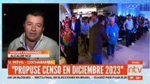El alcalde de Santa Cruz Jhonny Fernández habla sobre la Cumbre por el Censo