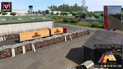 MAN TGX Euro 6 XXL - Wooden Beam Delivery 35T - ETS 2 1.45 - #eurotrucksimulator2