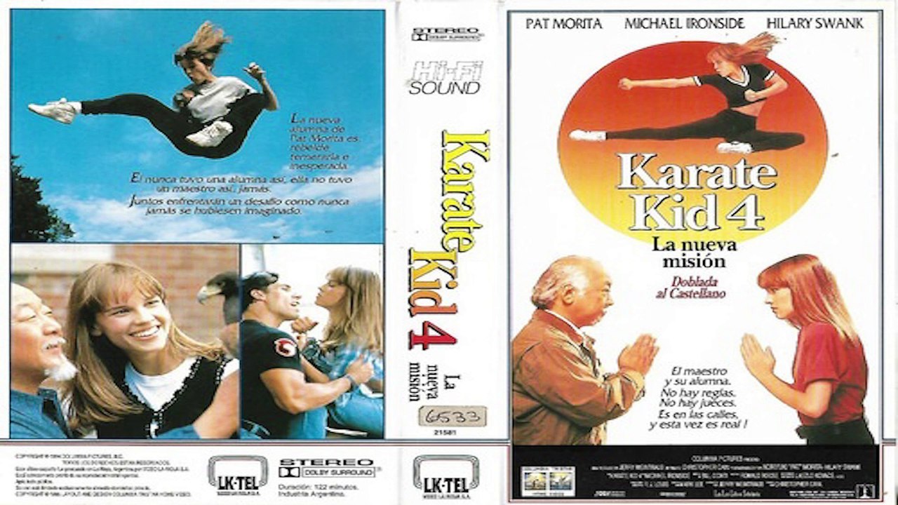 Karate Kid 4 La Nueva Misión 1994 Español Latino Doblaje Argentino VHS - The Next Karate Kid