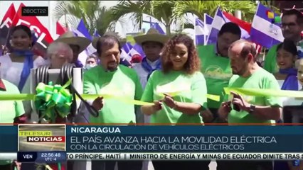 Nicaragua: Gobierno comienza plan de inversión en la movilidad eléctrica
