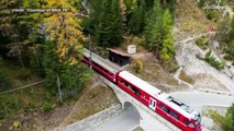 سويسرا: محاولة لتحطيم رقم قياسي لأطول قطار ركاب في العالم
