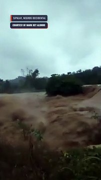 Situation at dam in Sipalay, Negros Occidental