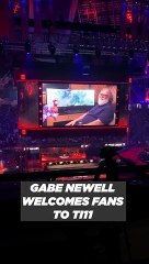 Gabe Newell welcomes fans worldwide to The International #TI11 #Dota2