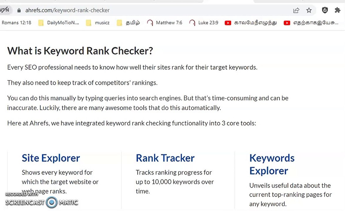 Find which Keyword you are ranking for