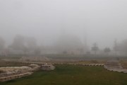 Edirne'deki Selimiye Camisi sis bulutu altında kaldı