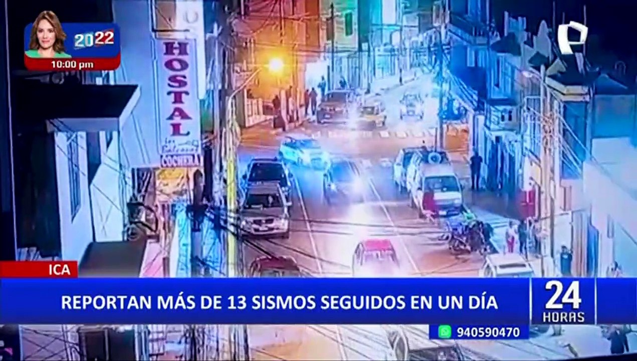 Sismos en Ica se produjeron por la colisión de placas de Nazca y Sudamericana