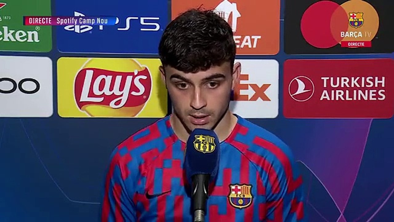 Pedri agradece el apoyo de la afición del Barça en todo momento / FCB