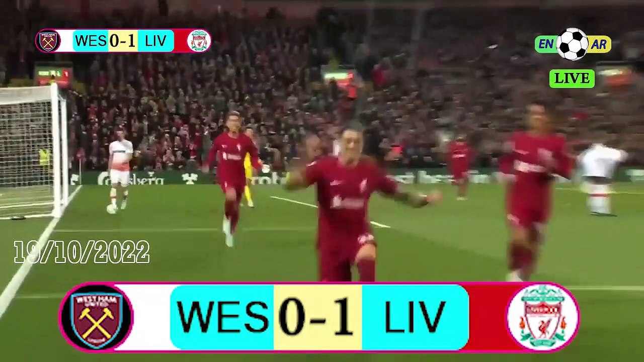 Liverpool 10 West Ham / وست هام 0 1 ليفربول / English Premier League 2022 / 2023 الدوري