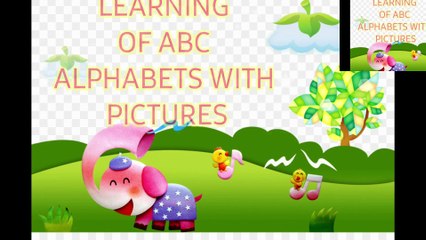 Fun ABC Learning for Kids with Images & Voice 🎉