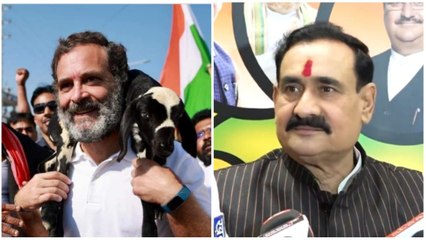 गृहमंत्री Narottam Mishra ने कांग्रेस नेता राहुल गांधी को बताया चुनावी हिंदू