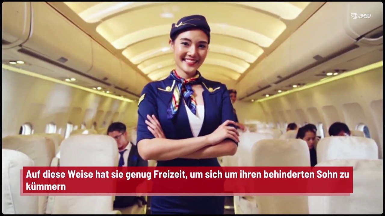 Stewardess arbeitet seit 1957