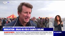 Deux-Sèvres: des manifestants rassemblés pour s'opposer au projet de 