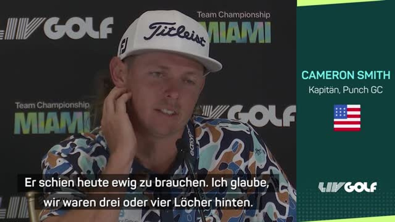 Smith stichelt: mickelson hat ewig gebraucht