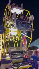 Brother Loves the Mini Ferris Wheel but Daughter Has Different Thoughts