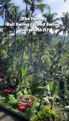 BALI FOOD TRAVEL : Amazing View & Best Swing at Ubud Bali #foodtravel #travelvlog #balikuliner