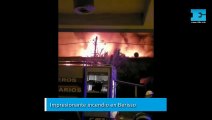 Desesperación en Berisso por un impresionante incendio: un menor sufrió quemaduras