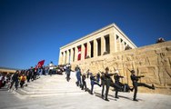 Anıtkabir'de 29 Ekim Cumhuriyet Bayramı coşkusu