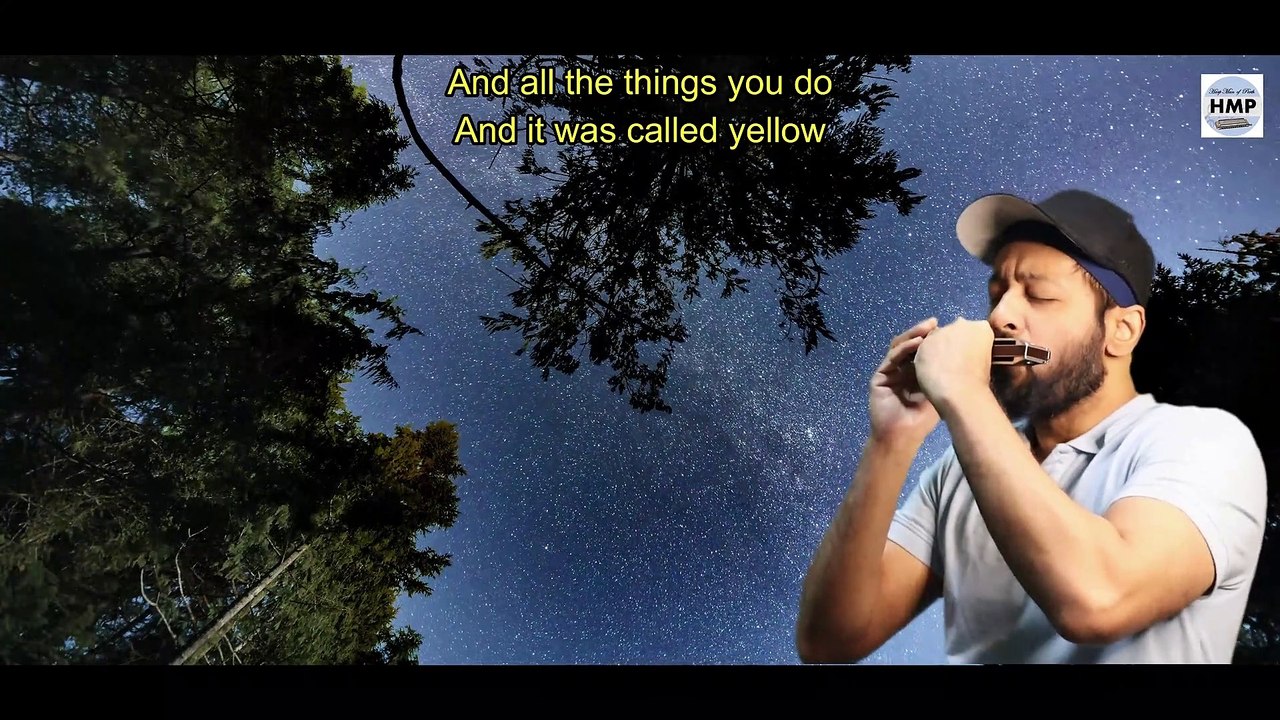 Coldplay - Yellow (Harmonica Cover)