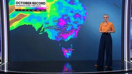 Many Australians have lived through the wettest October on record in their city or town