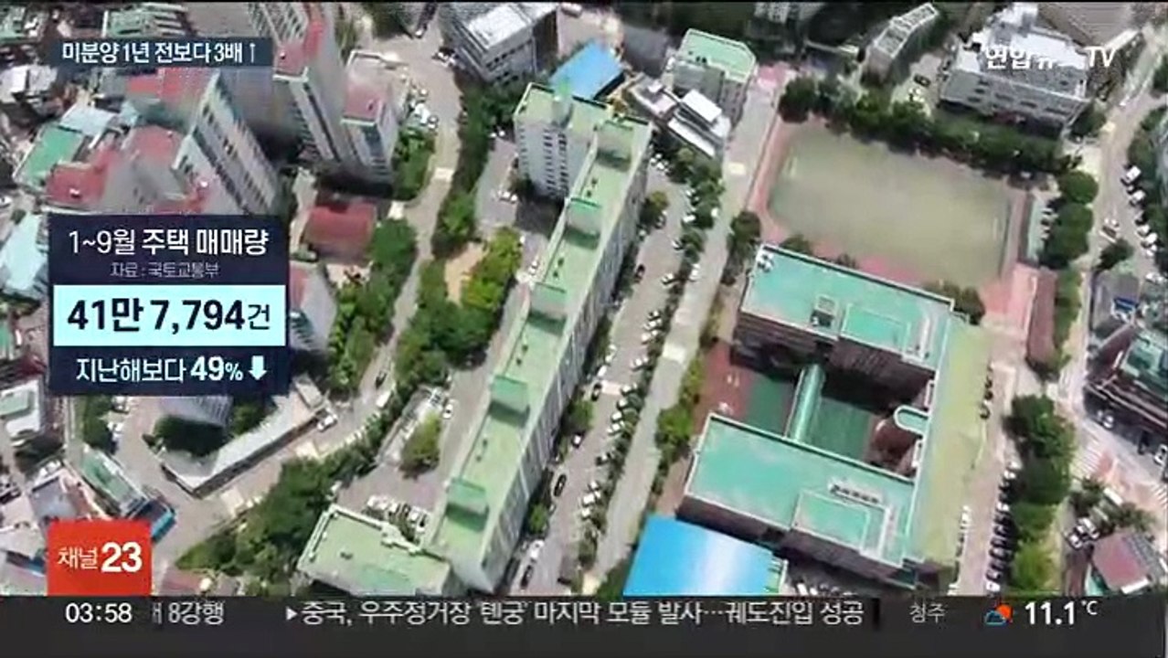 서울 아파트 거래 또 역대 최저…미분양 4만호 넘어