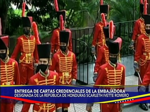 Jefe de Estado recibe Cartas Credenciales de la Embajadora designada por la República de Honduras