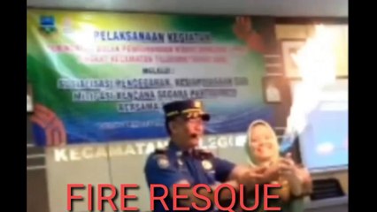 UPT Damkar Wil. 2 Bungbulang Menjadi Narasumber Pada Kegiatan PRB Di Kec. Talegong