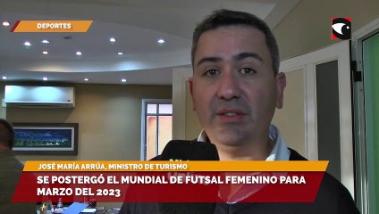 Se postergó el Mundial de Futsal Femenino para marzo del 2023