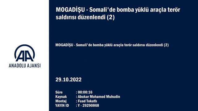 Somali'de bomba yüklü araçla terör saldırısı düzenlendi