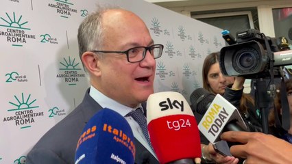 Gualtieri "Il Centro Agroalimentare di Roma è un polo all'avanguardia"