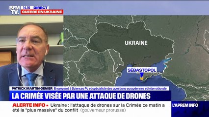 Guerre en Ukraine: la Crimée visée par une attaque de drones, Moscou accuse Londres