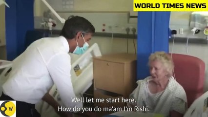 'It's a pity you don't pay them more': Sunak confronted by hospital patient in Croydon