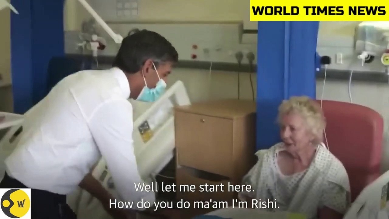 'It's a pity you don't pay them more': Sunak confronted by hospital patient in Croydon