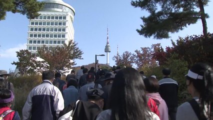 YTN 남산 가족 걷기 대회 개최...3년 만에 재개 / YTN