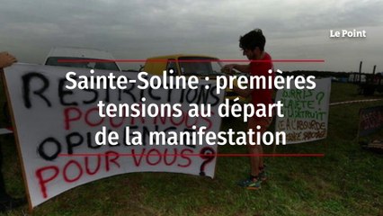 Sainte-Soline : tensions entre manifestants et forces de l’ordre