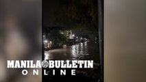 Houses submerged in deep flood in Noveleta, Cavite due to 'Paeng'