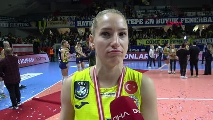 SPOR Gizem Örge: Her kupayı evimize götürmek istiyoruz