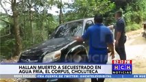 ¡Ejecutado y semicalcinado! hallan a joven raptado en Choluteca