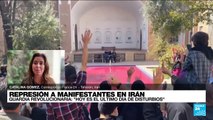 Informe desde Teherán: Guardia Revolucionaria iraní amenazó con el fin de las protestas