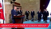 Cumhuriyet 99 yaşında... Erdoğan'ın Anıtkabir özel defterine yazdıkları dikkat çekti!