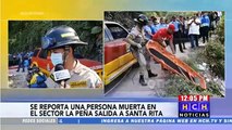 Ciclista muere al caer en hondonada en aldea La Peña #SantaBárbara