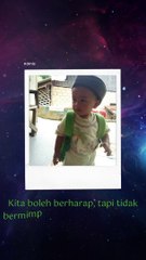 bocil pake tas udah pngen sekolah