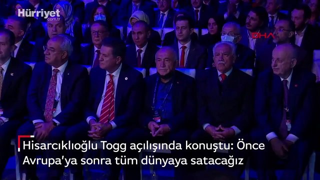 Rifat Hisarcıklıoğlu Togg açılışında konuştu: Önce Avrupa’ya sonra tüm dünyaya satacağız