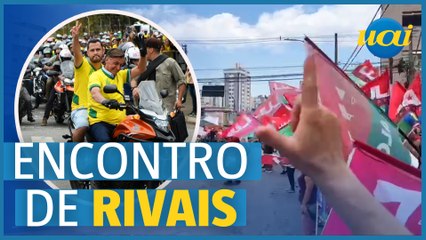 Bolsonaristas atravessam 'abraço' de lulistas em BH