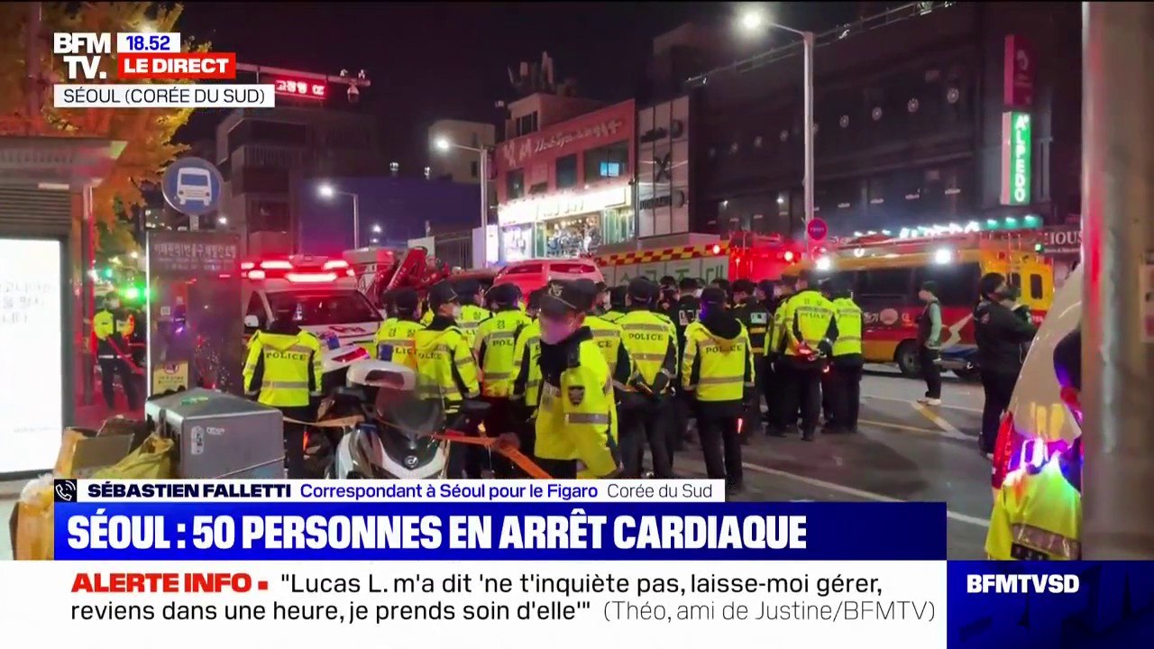 Corée du Sud: au moins 50 personnes en arrêt cardiaque lors des célébrations de Halloween à Séoul