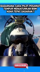 Cara Pilot Jet Tempur Menjatuhkan Bom Agar Tepat Sasaran !! #shortvideo #military
