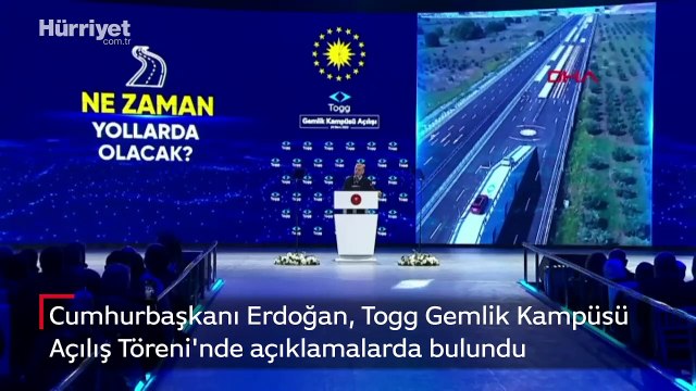 Cumhurbaşkanı Erdoğan, yerli ve milli otomobil TOGG'un ön sipariş için detaylarını açıkladı